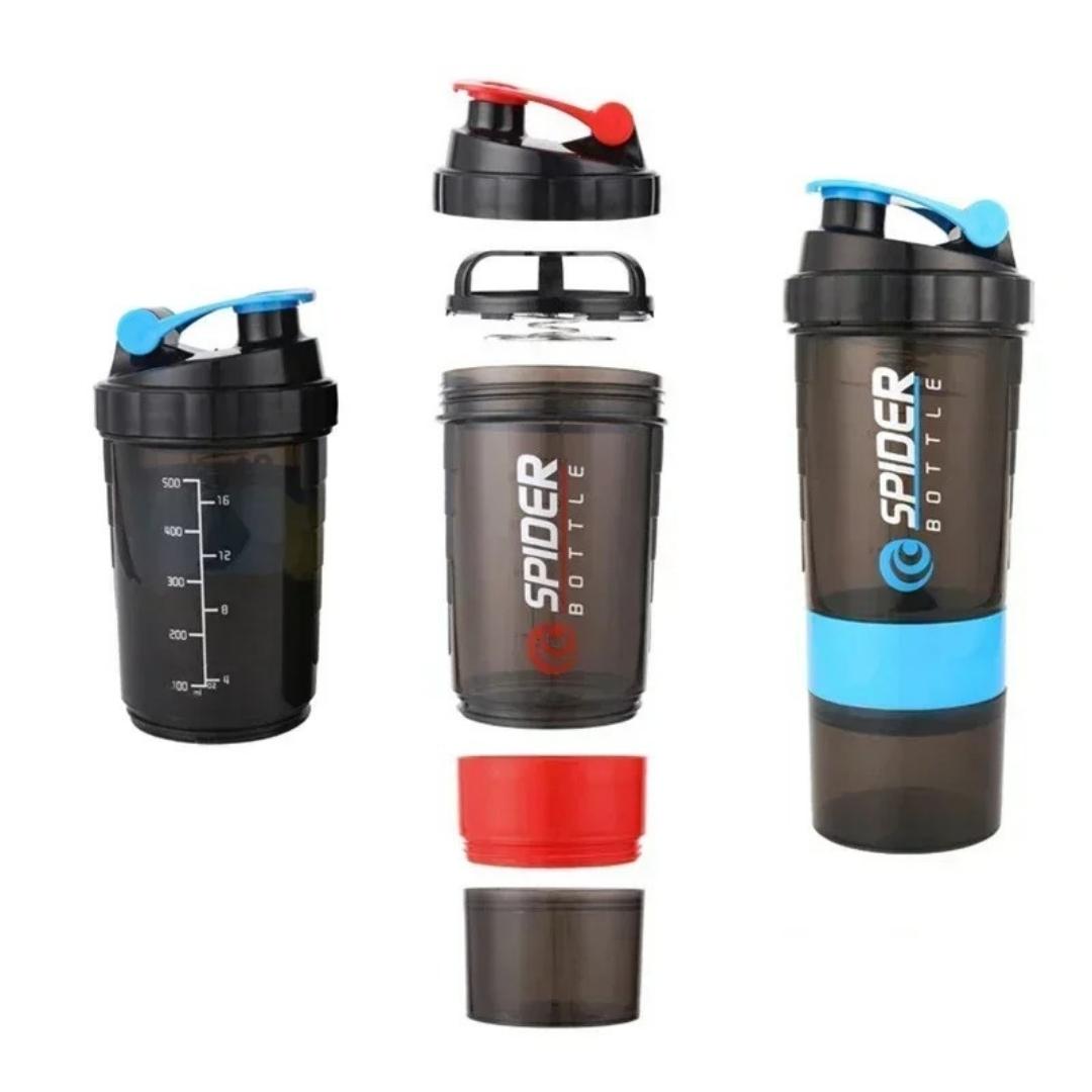 Shaker Spider Bottle – Nutrition, Hydratation, Organisation
